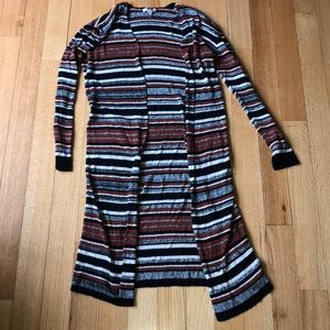 🖤🤎🤍Forever21 Contemporary Striped Cardigan